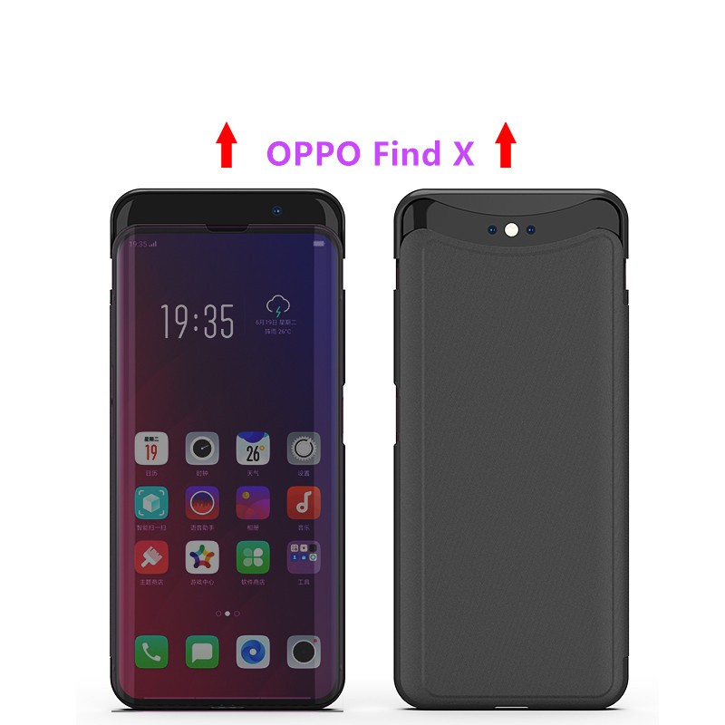 Bao da điện thoại mặt kính nhựa cứng cho OPPO Find X | BigBuy360 - bigbuy360.vn