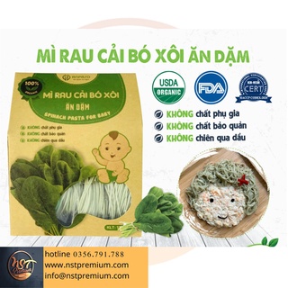 Mì Rau Cải Bó Xôi Ăn Dặm Organic Anpaso 120g