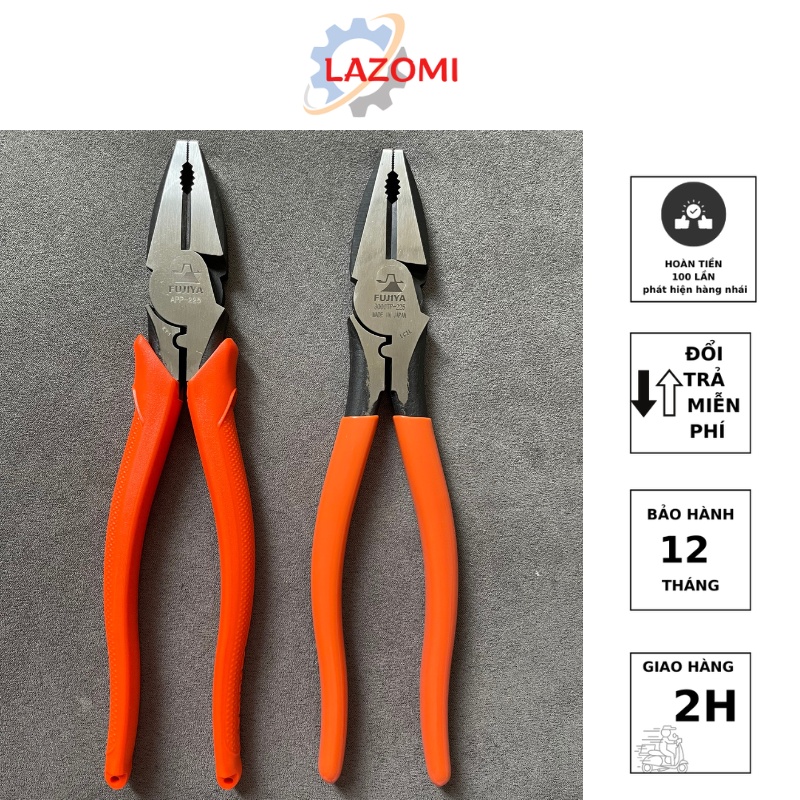 Kìm Fujiya App-225/ 3000tp-225 tác động mạnh có chức năng bấm cos lazomi