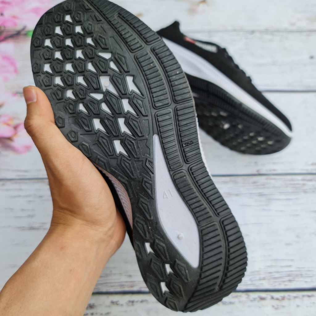 Giày sneaker thể thao nam đế cao, thoáng hơi, mang êm H82