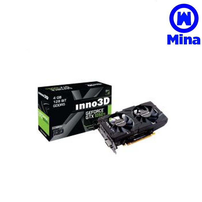 [BẢO HÀNH 3 NĂM] Vga Card Inno3D GeForce GTX 1050 Ti Twin X2 4Gb GDDR5