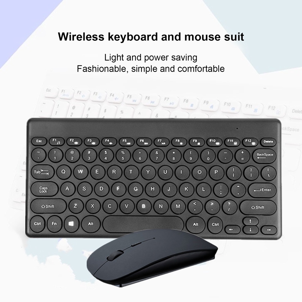 Bàn Phím Không Dây 169 2.4GHz Chống Trượt Và Giảm Tiếng Ồn