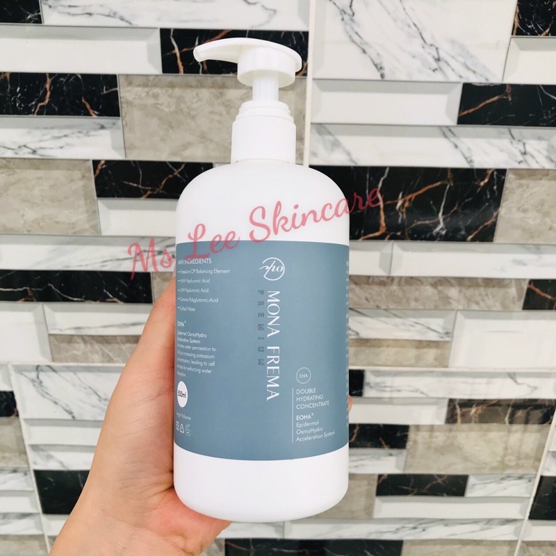Tinh chất dưỡng ẩm cấp nước Mona Frema HA EHA Double Hydrating Concentrate (lọ shop)