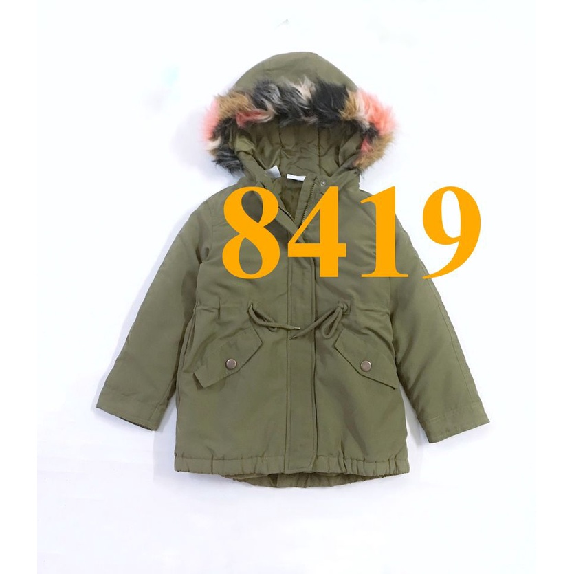 SALE 355K * Mã 8419: Áo Parka xuất dư - Các màu như hình - Size: 8-10tuổi - Giá: 395K/C => SALE 355K