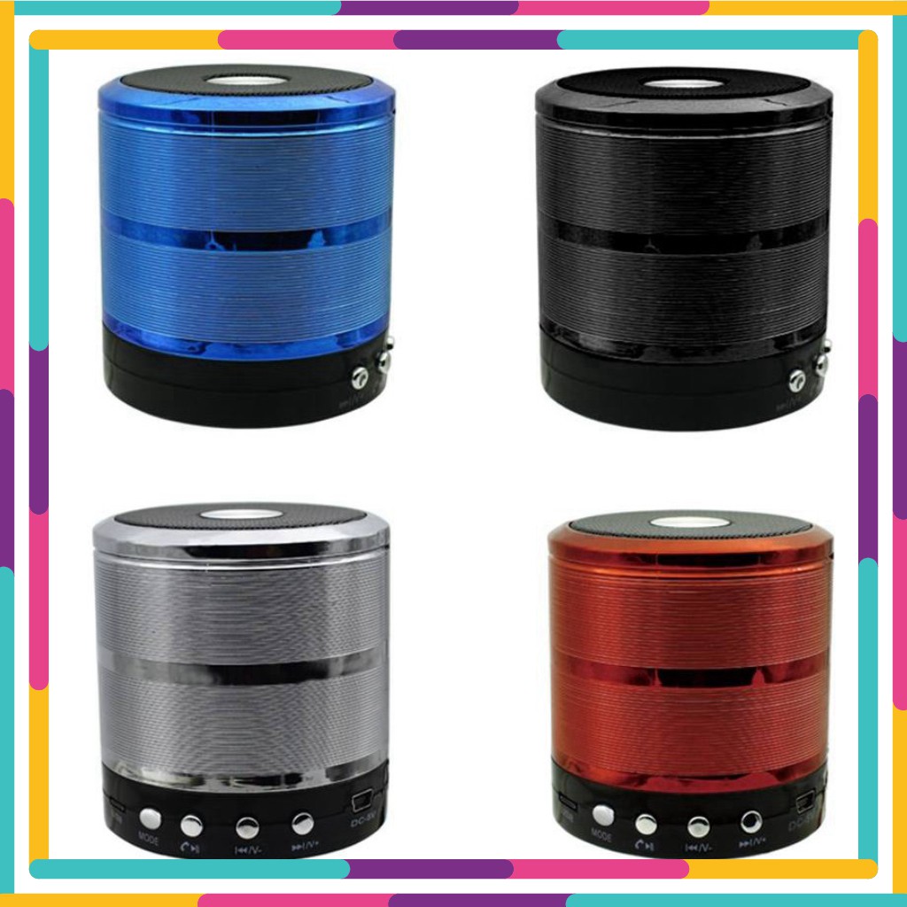 MAU'HOT' Hot- Loa bluetooth mini hình trụ WS-887 bán sỷ Sale MỚI