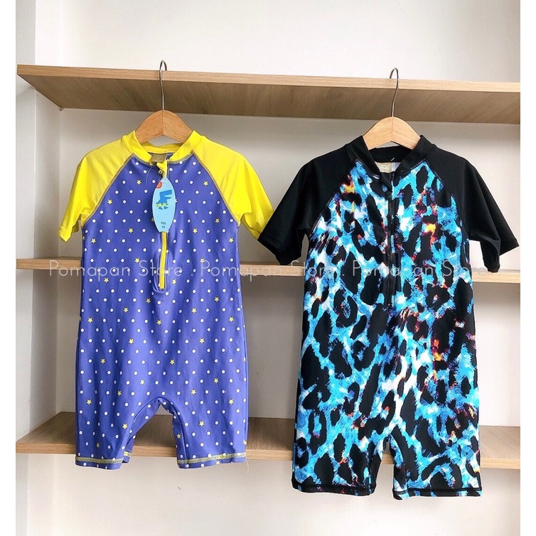 Sw500b - Bodysuit bơi short Baby Colloky Kids