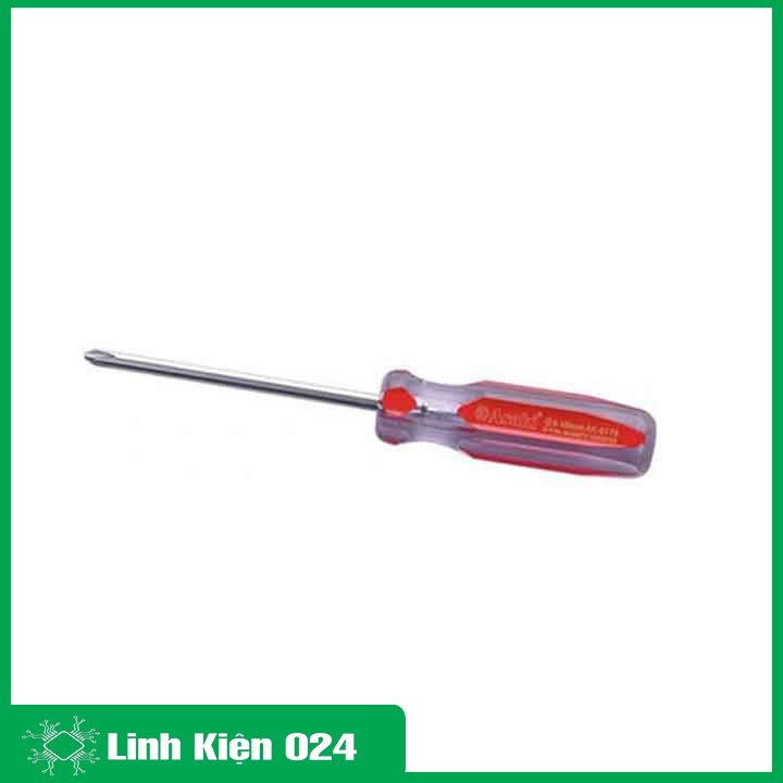 Tô vít 4 cạnh, tua vít Asaki AK-7124, AK-7114 kích thước 5x100mm, 3x100mm