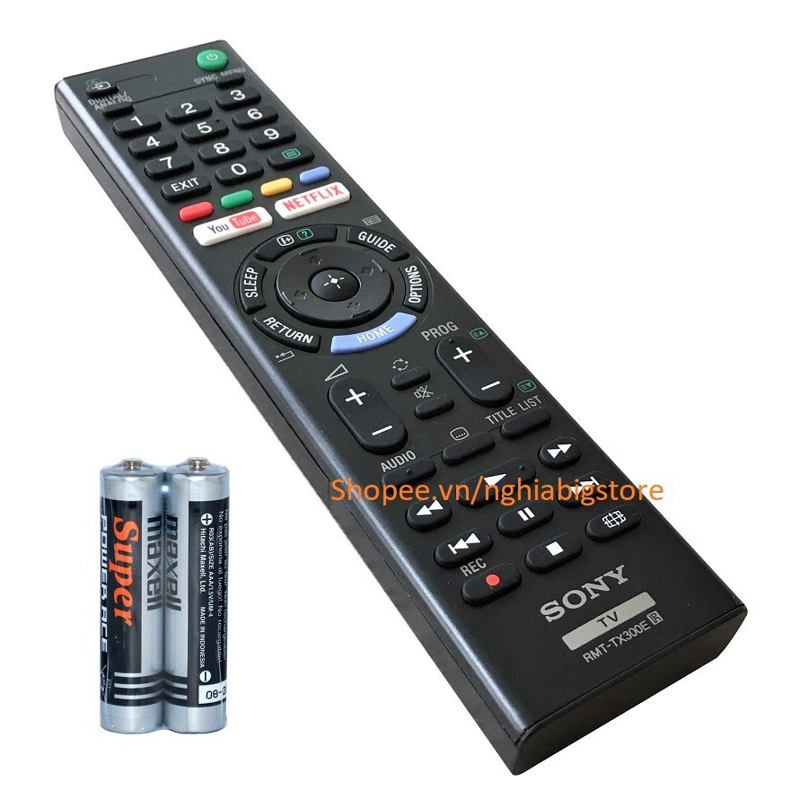 Remote Điều Khiển Tivi SONY, Internet Smart TV RMT-TX300P