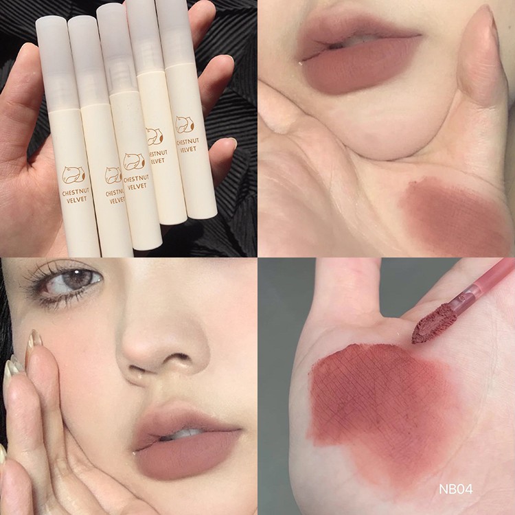 Son môi ANNIES DAIMANPU lì dưỡng ẩm chống thấm nước lâu trôi mỹ phẩm nội địa Trung