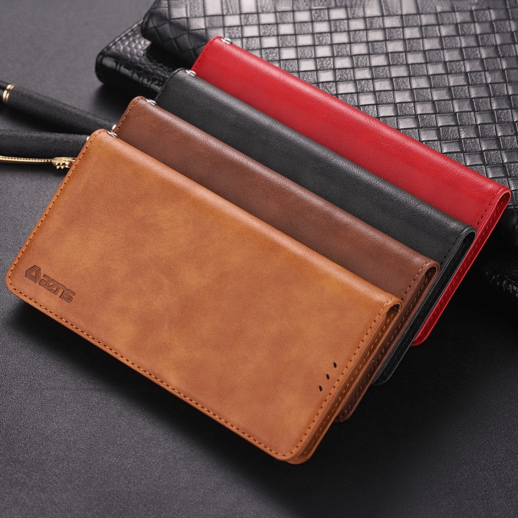 Bao da điện thoại di động Samsung Galaxy S21 Ultra S9 S10 Plus M10 A10 Note 9 PU Leather Phone Case Back Cover | BigBuy360 - bigbuy360.vn