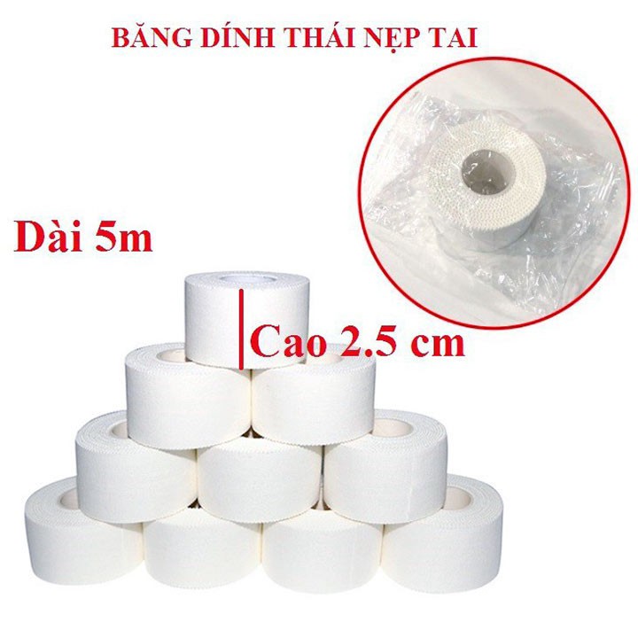 [1 Cuộn] Băng dính cuốn dựng tai Neoplast hàng Thái cho chó - CutePets