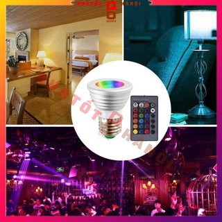 Đèn led tiktok bóng đèn RGB đổi màu kèm remote anh sáng lớn dành cho livestream đèn ngủ đèn rọi sàn Bảo Hành 24 tháng