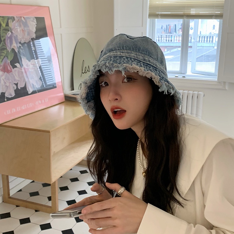 Nón Tai Bèo Kiểu Cao Bồi Hàn Quốc Che Nắng Thời Trang Mùa Hè Cho Nữ