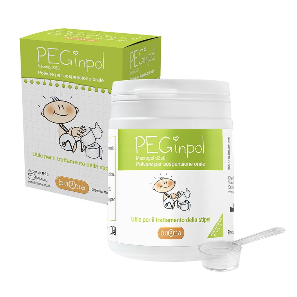 PEGinpol lọ 100g - Bột nhuận tràng cho trẻ em của Italy