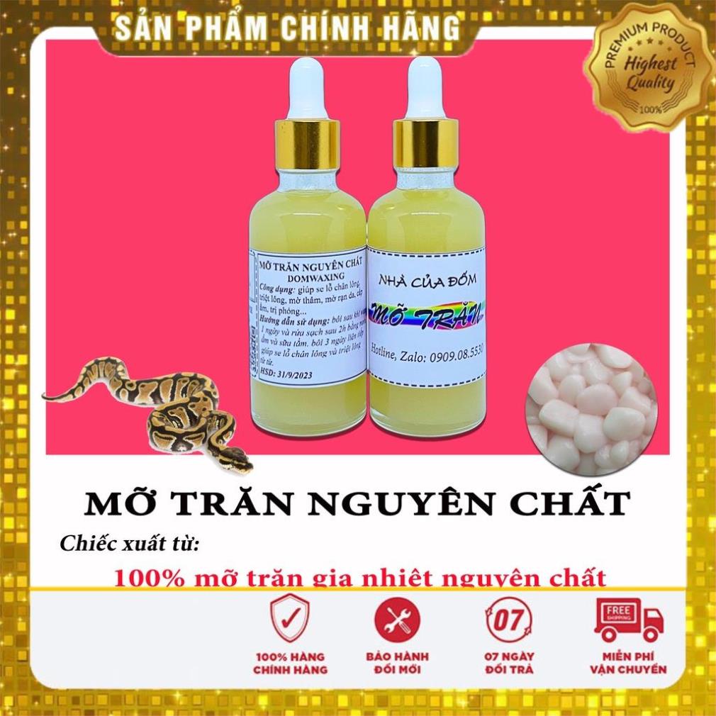 [RẺ VÔ ĐỊCH] Mỡ trăn triệt lông nguyên chất 50ml - Dùng cho Bikini, Vùng kín, Chân, Tay, Nách, Body an toàn hiệu quả