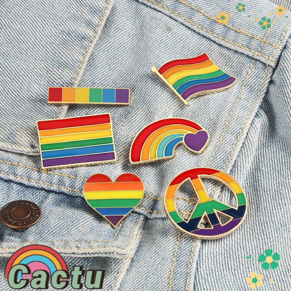 Ghim Cài Áo Hình Cầu Vồng LGBT Thời Trang Cho Nam Và Nữ