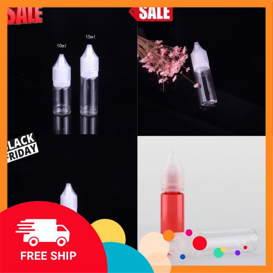 Lọ Nhựa Chiết (🎁+ FREESHIP💖) Hũ Nhựa Chiết Mực Xăm-Chai Nhựa 10ml-15ml