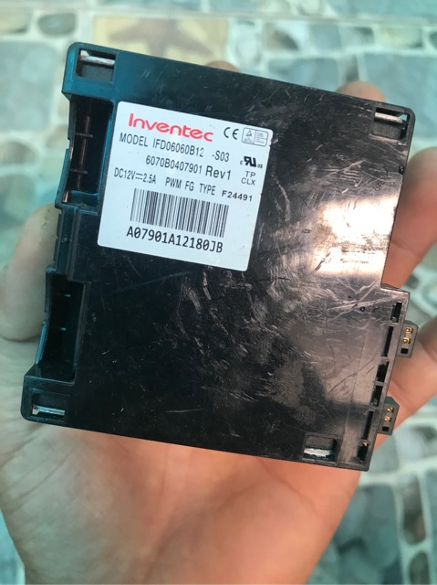 Quạt bộ đôi invertec 12v 2.5A, kích thước 6x7x6cm