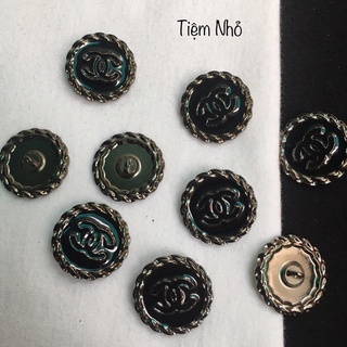 Nút kim loại không gỉ, kích 2.2cm