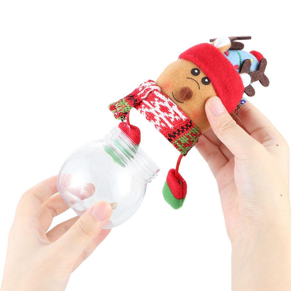 CONOPERY Hộp Đựng Kẹo Giáng Sinh Hình Người Tuyết