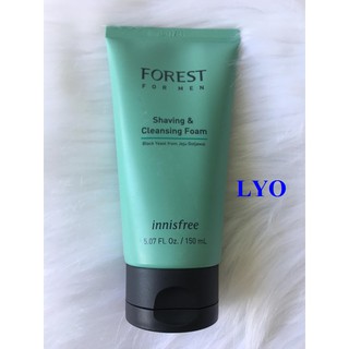 Sữa Rửa Mặt Cho Nam Innisfree Forest For Men Shaving & Cleansing Foam 150ml