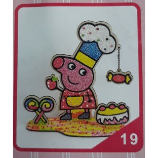 Tranh tô bọt biển slime 3D bằng gỗ