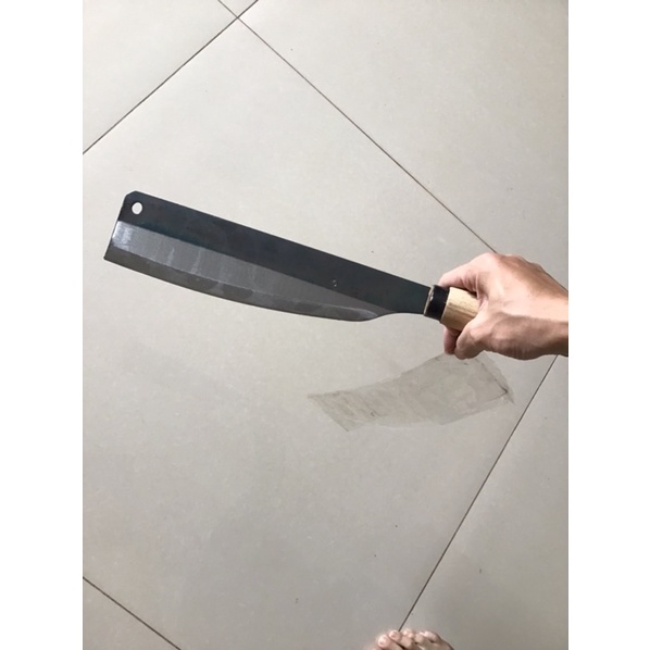 Dao chặt gà, dao thái thịt sắc bén cầm chắc tay