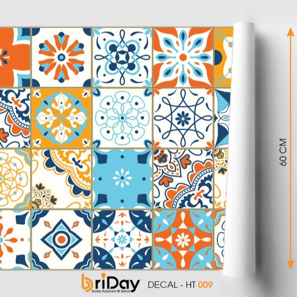 Set 32ô decal Gạch Bông 60x120 cm - bền đẹp - mẫu mới | BigBuy360 - bigbuy360.vn