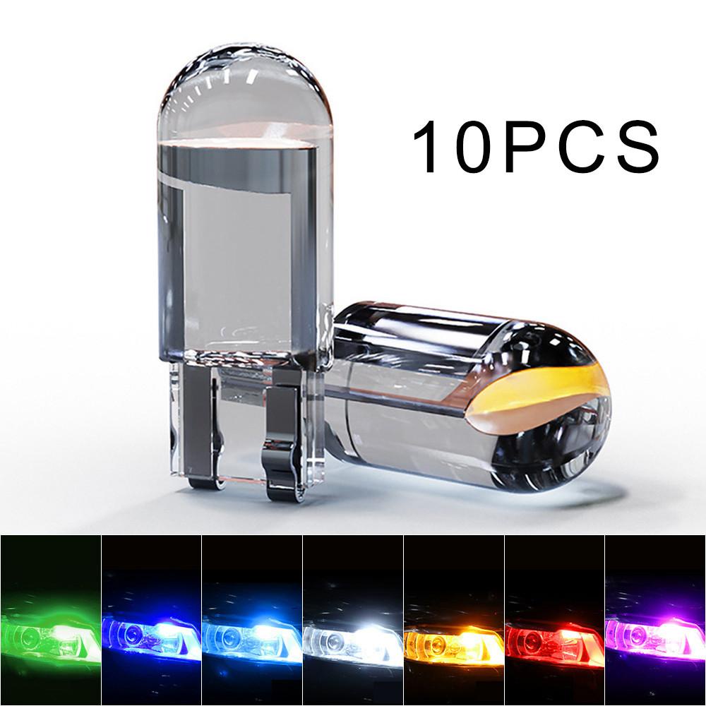 Bộ 10 Đèn Led COB 6000K Tự Động 12V T10 DAPHS