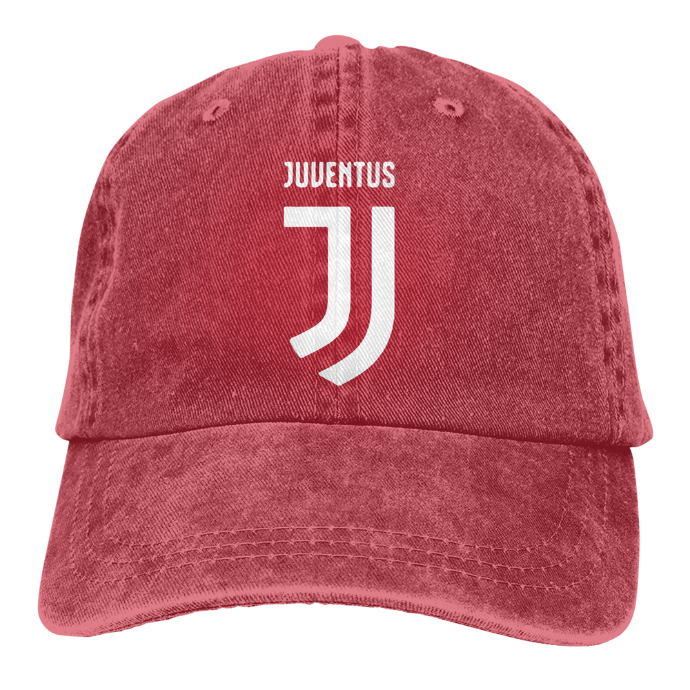 Mũ Lưỡi Trai Denim In Logo Đội Bóng Juventus 2018