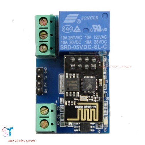 Mạch Điều Khiển Wifi Relay ESP8266 ESP-01