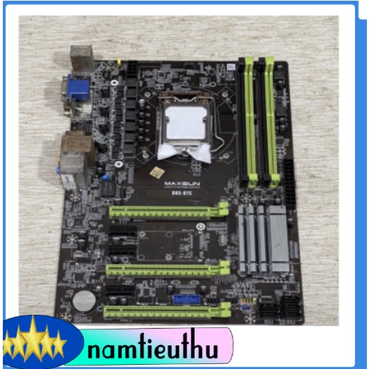 Main Maxsun B85 BTC có 6 khe pcie đã test kĩ