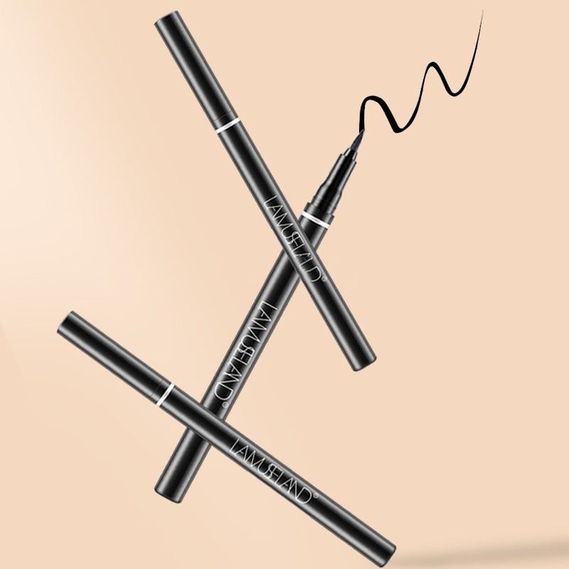 Bút kẻ mắt dạng lỏng LAMUSELAND,Thích hợp cho người mới kẻ mắt,chống nước, giữ màu lâu,Bút kẻ mắt nước màu đen lâu trôi | BigBuy360 - bigbuy360.vn