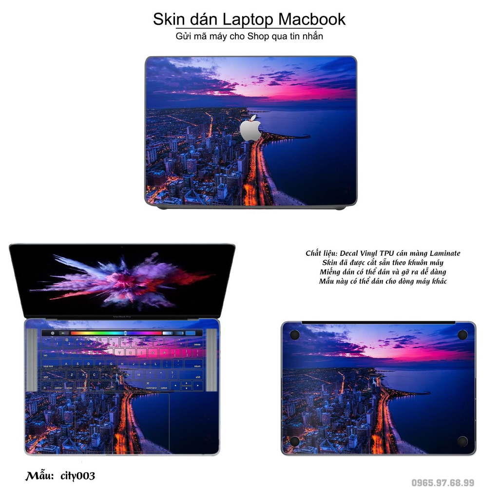 Skin dán Macbook mẫu thiết kế (đã cắt sẵn, inbox mã máy cho shop)