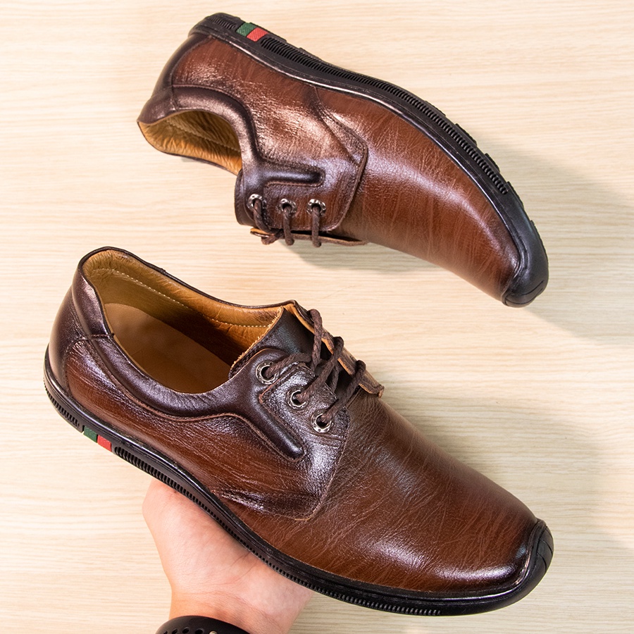 Giày lười nam da thật chính hãng TIMAN NL05 cao cấp bền bĩ bảo hành 5 năm