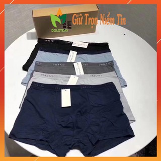 [Hộp 5] Quần sịp đùi nam cotton M DOLOTDAY Quần lót nam boxer cotton kháng khuẩn