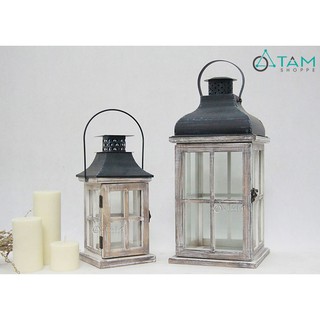 Đèn nến nhà gỗ cổ điển cỡ lớn số 21