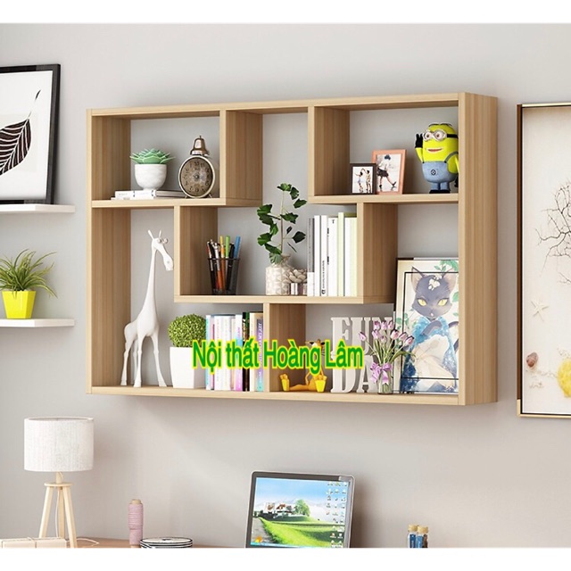 Giá sách treo tường mẫu mới