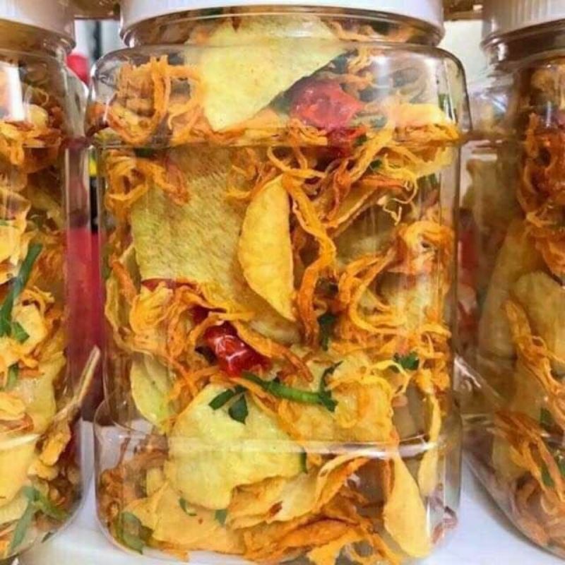 300gr khoai tây lắc khô gà kèm