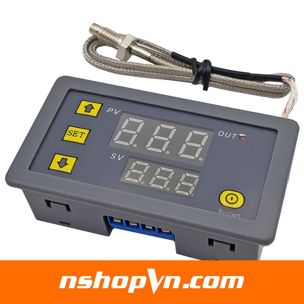 Bộ khống chế nhiệt độ Type-K 500 độ C 12 VDC / 220 VAC