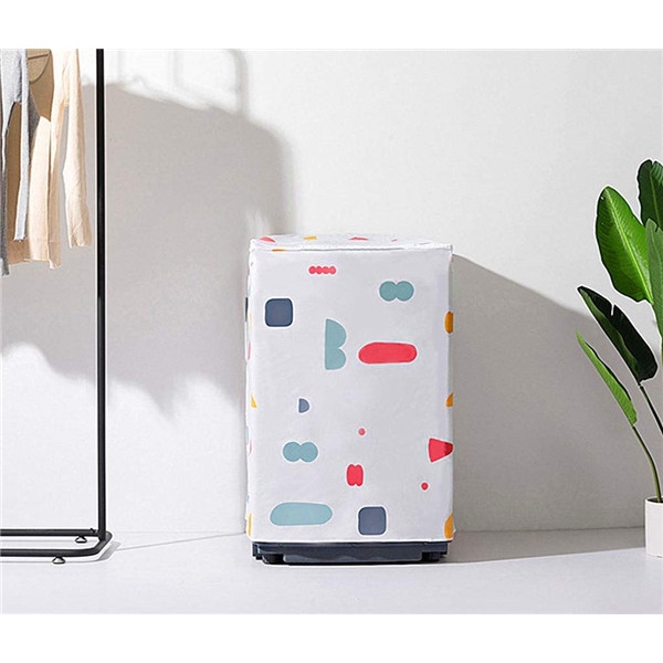 Nắp đậy máy giặt có túi đựng đồ chống bụi đa năng trang trí nhà bếp