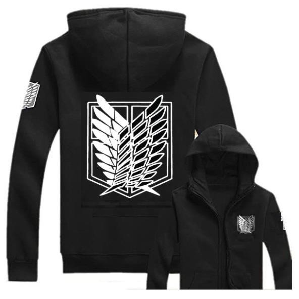 SIÊU RẺ - Áo Khoác Nỉ Anime Attack On Titan / có size trẻ em