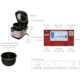 Nồi cơm điện từ IH Tefal Compact Pro RK805565
