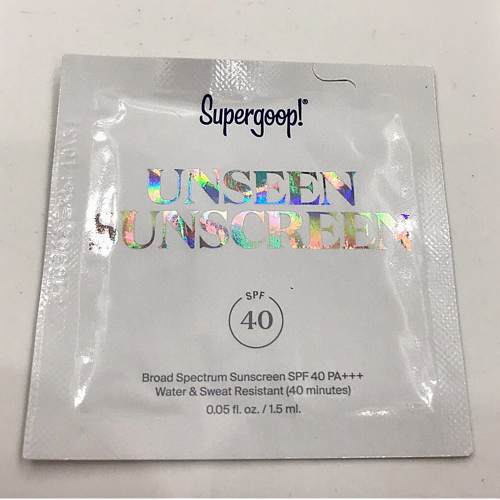 Sample Kem chống nắng Supergoop Unseen Sunscreen Broad Spectrum SPF 40