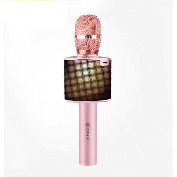 [Mã ELHACE giảm 4% đơn 300K] Mic Hát Karaoke Đôi Kết Nối Bluetooth TITAN - M01 - Hàng chính hãng