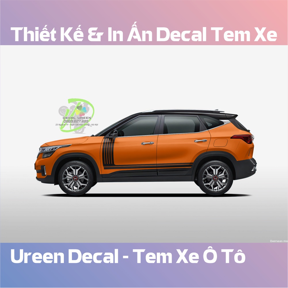 Decal Tem Xe SELTOS Mẫu 011