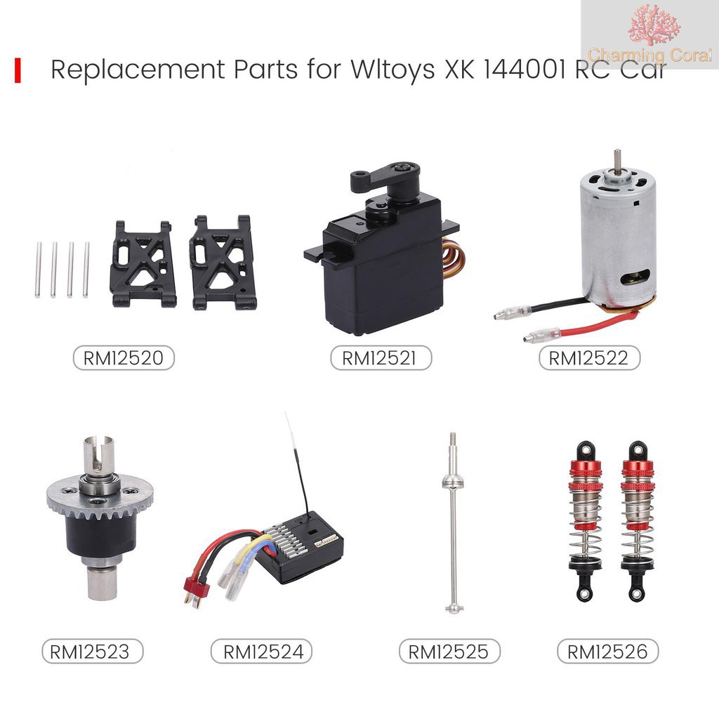 Xe ô tô địa hình điều khiển từ xa tốc độ cao Xe Wltoys XK 144001 4WD 1/14 60km/h 2.4Ghz, động cơ siêu khỏe