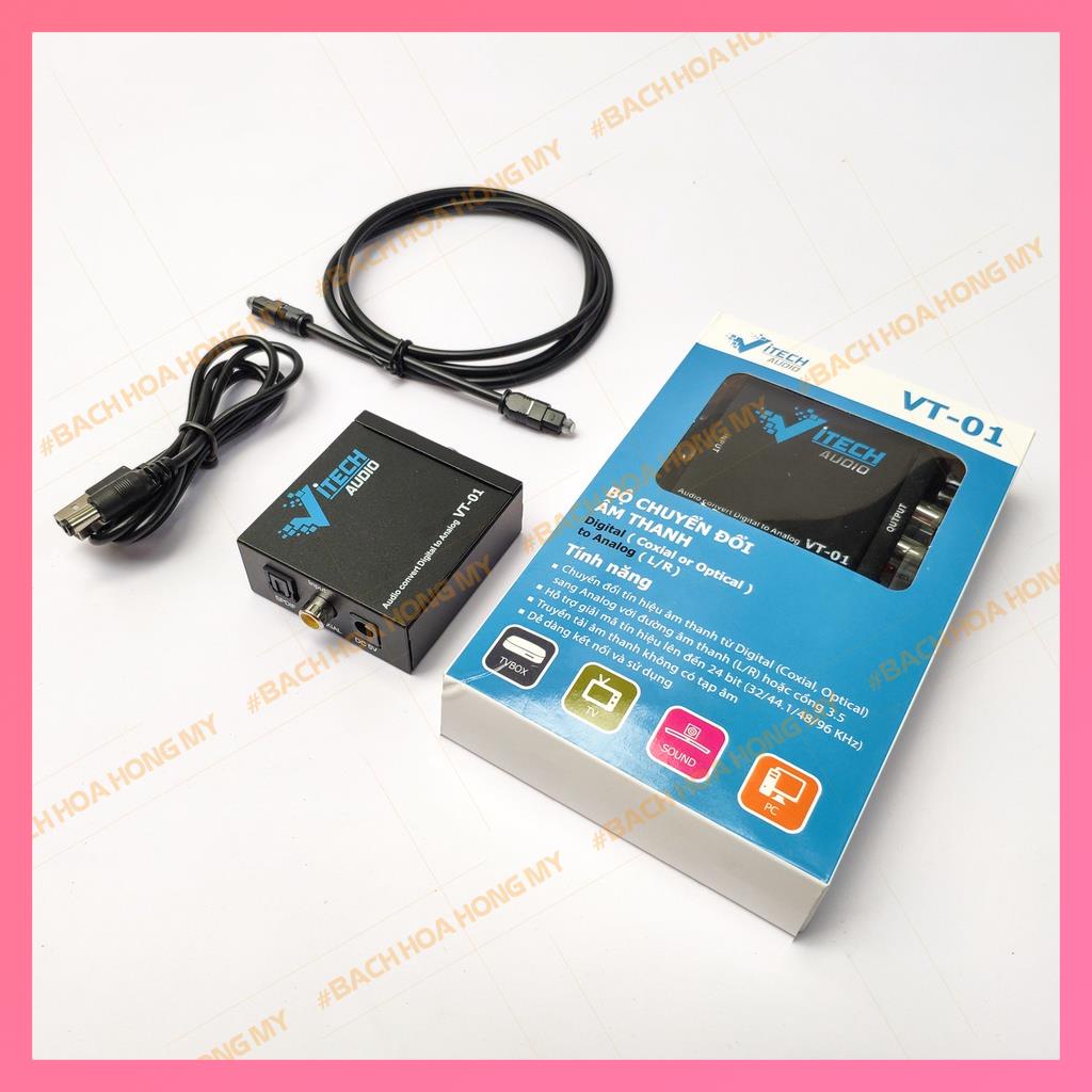 Bộ chuyển đổi âm thanh Smart Tivi sang Loa,Ampli chính hãng tiếng to