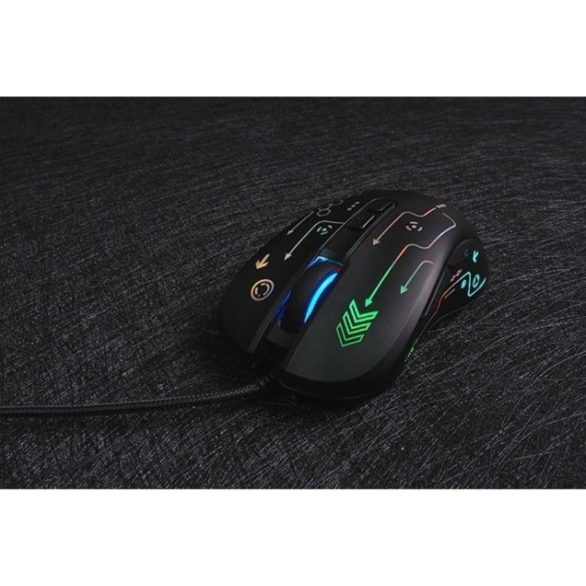 Chuột Gaming Fuhlen G90s LED RGB / Nút Bấm Bất Tử - Mã C03 - 2T_PC