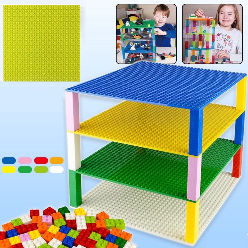 Đồ chơi lắp ráp cổ điển + tấm đế đỡ 32*32 DIY
# #building blocks #baseplate #Dots #base plate cho trẻ